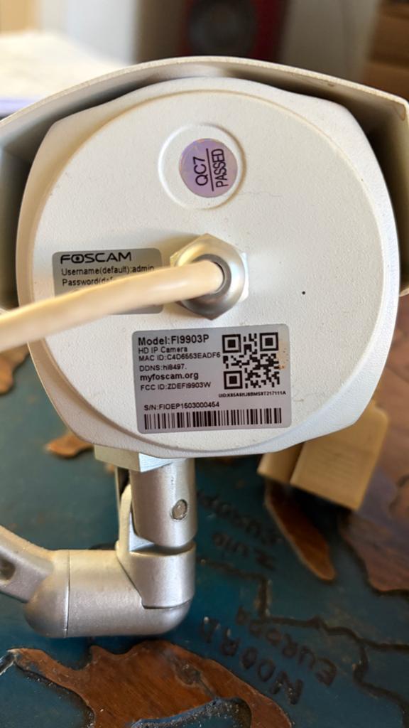 2 Foscam FI9903P HD IP CAMS, Ophalen of Verzenden, Gebruikt