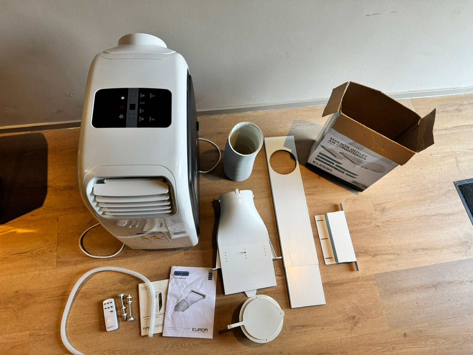 Eurom Coolperfect 18000 BTU 180 Mobiele Airco  Koeling, Ophalen, Gebruikt, Minder dan 60 m³, 3 snelheden of meer