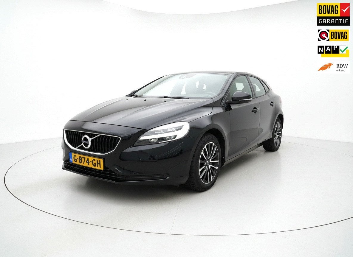 Volvo V40 1.5 T2 Polar+|Automaat|Leer|Clima|Navi|NAP, Auto's, Dealer onderhouden, Euro 6, 700 kg, Bedrijf