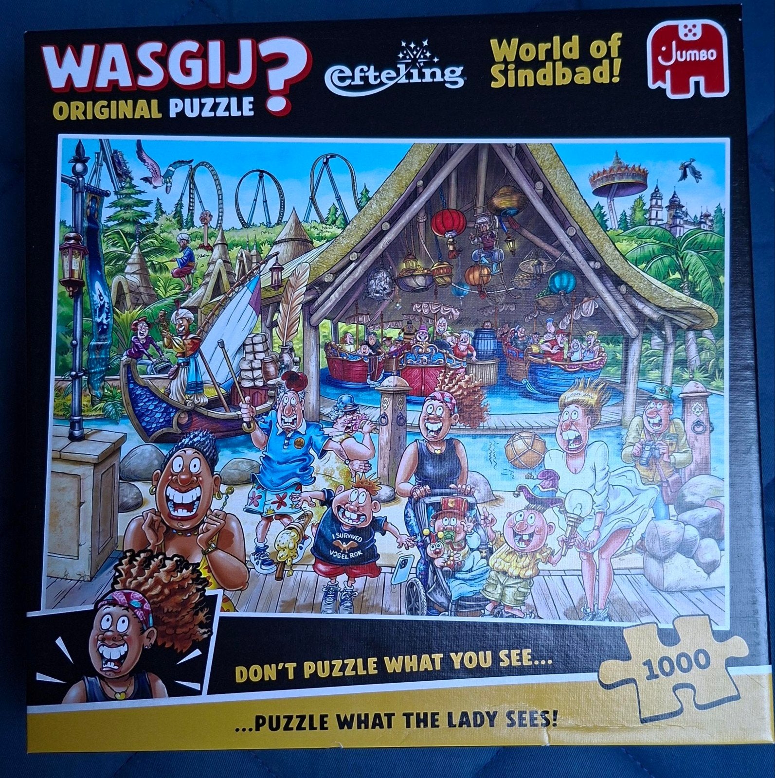 WASGIJ? ORIGINAL PUZZLE, Ophalen of Verzenden, 500 t/m 1500 stukjes, Zo goed als nieuw