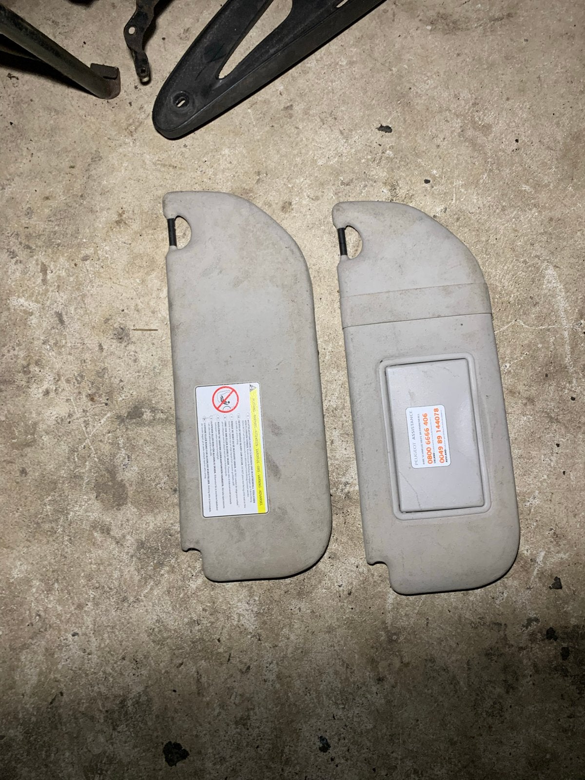 Peugeot 107 zonneklep, Ophalen of Verzenden, Gebruikt, Peugeot