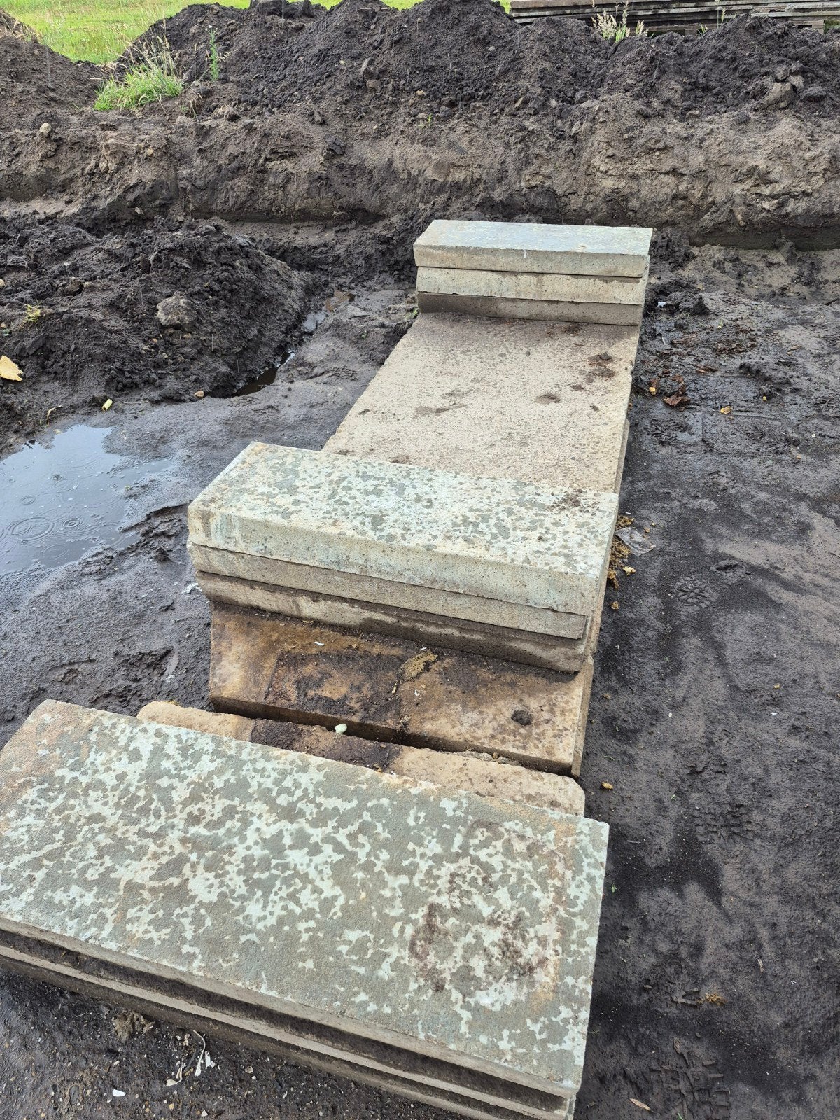 beton blokken te koop, Ophalen, Gebruikt