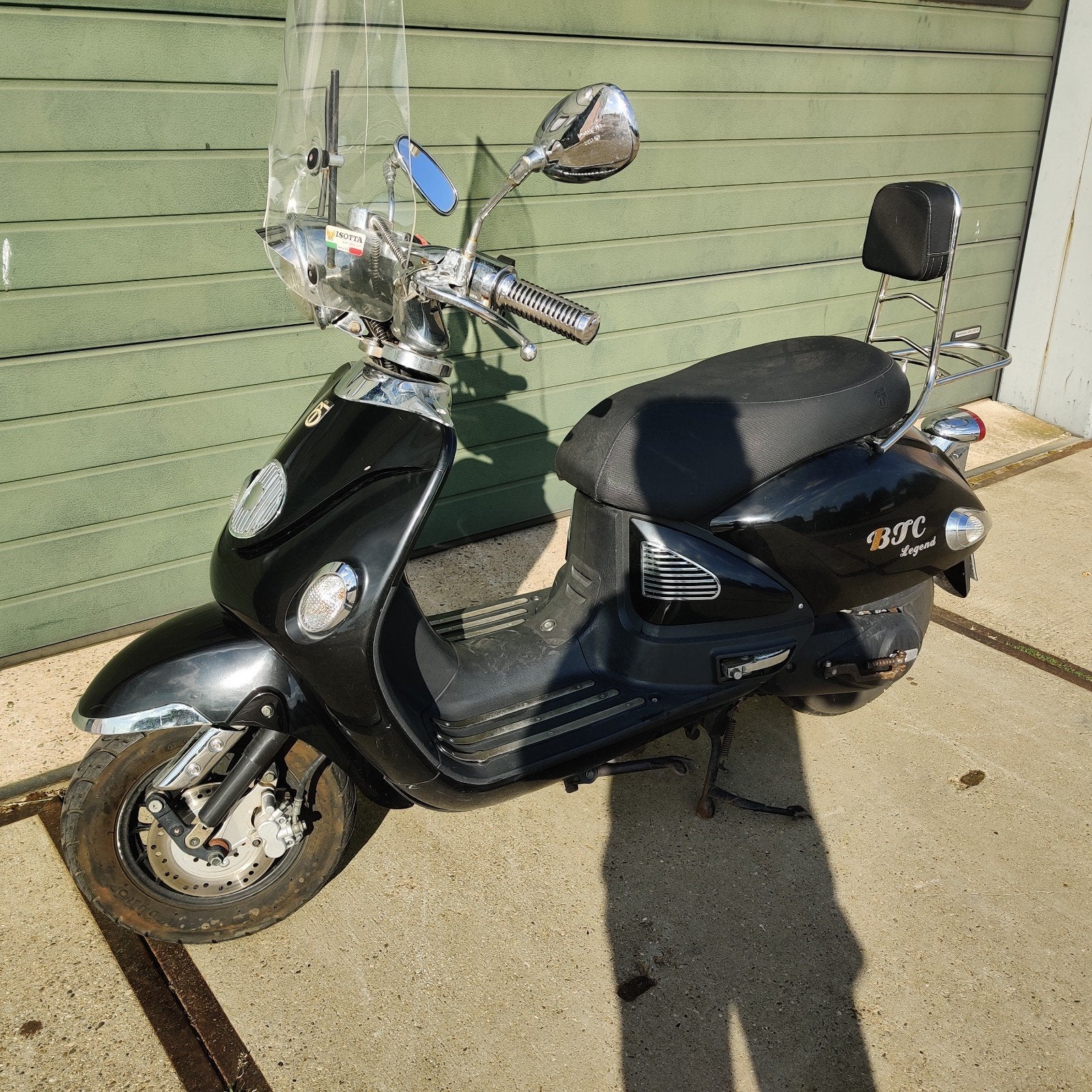 BTC Legend Scooter - Zwart, Goede Staat, Fietsen en Brommers, Ophalen, Gebruikt, Benzine, BTC