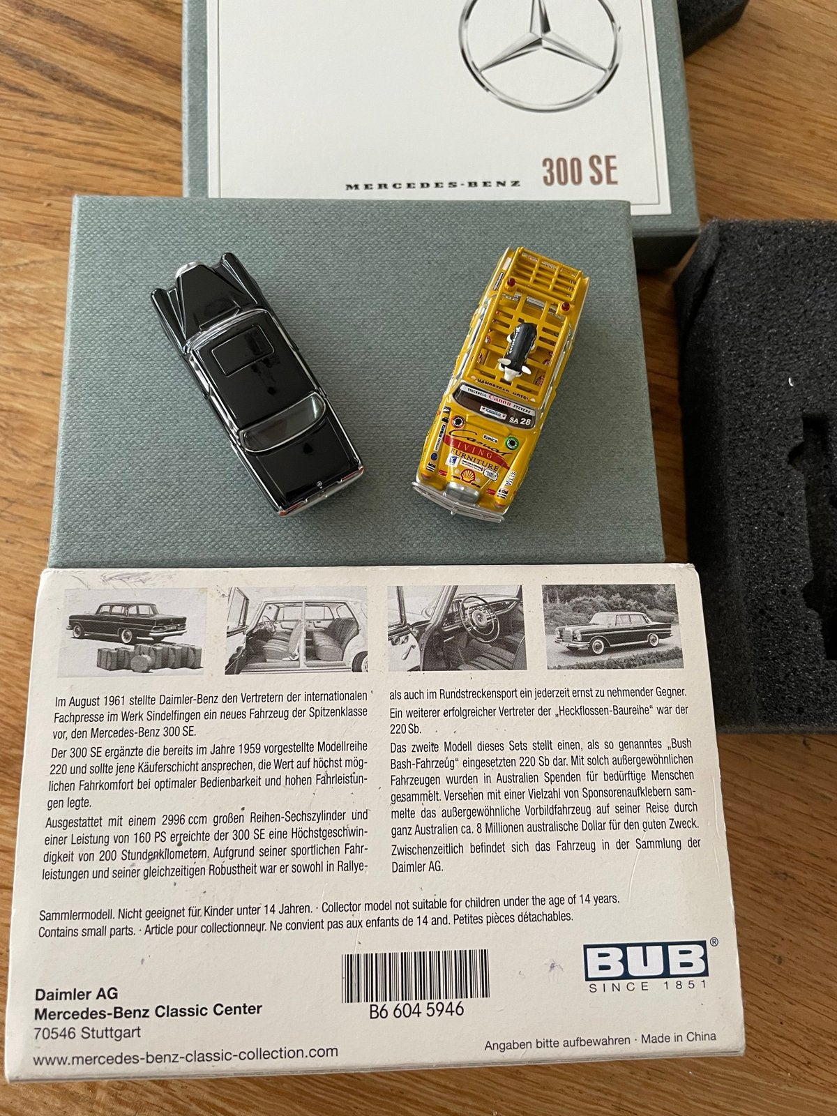 Mercedes-Benz 300 SE BUB modelauto's - Limited Edition, 1:50 of kleiner, Auto, Nieuw, Ophalen