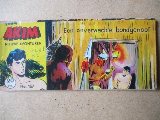 ad000202 akim 157, Boeken, Eén stripboek, Ophalen, Gelezen