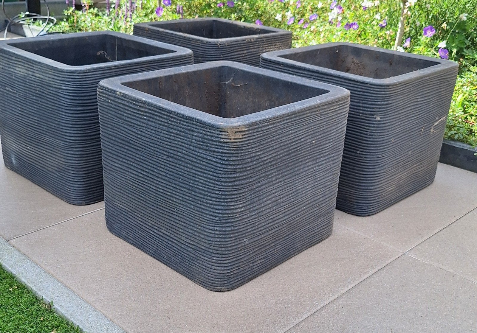 kunstof plantenbakken 40x40 cm, Tuin en Terras, Ophalen, Kunststof, Gebruikt, Vierkant