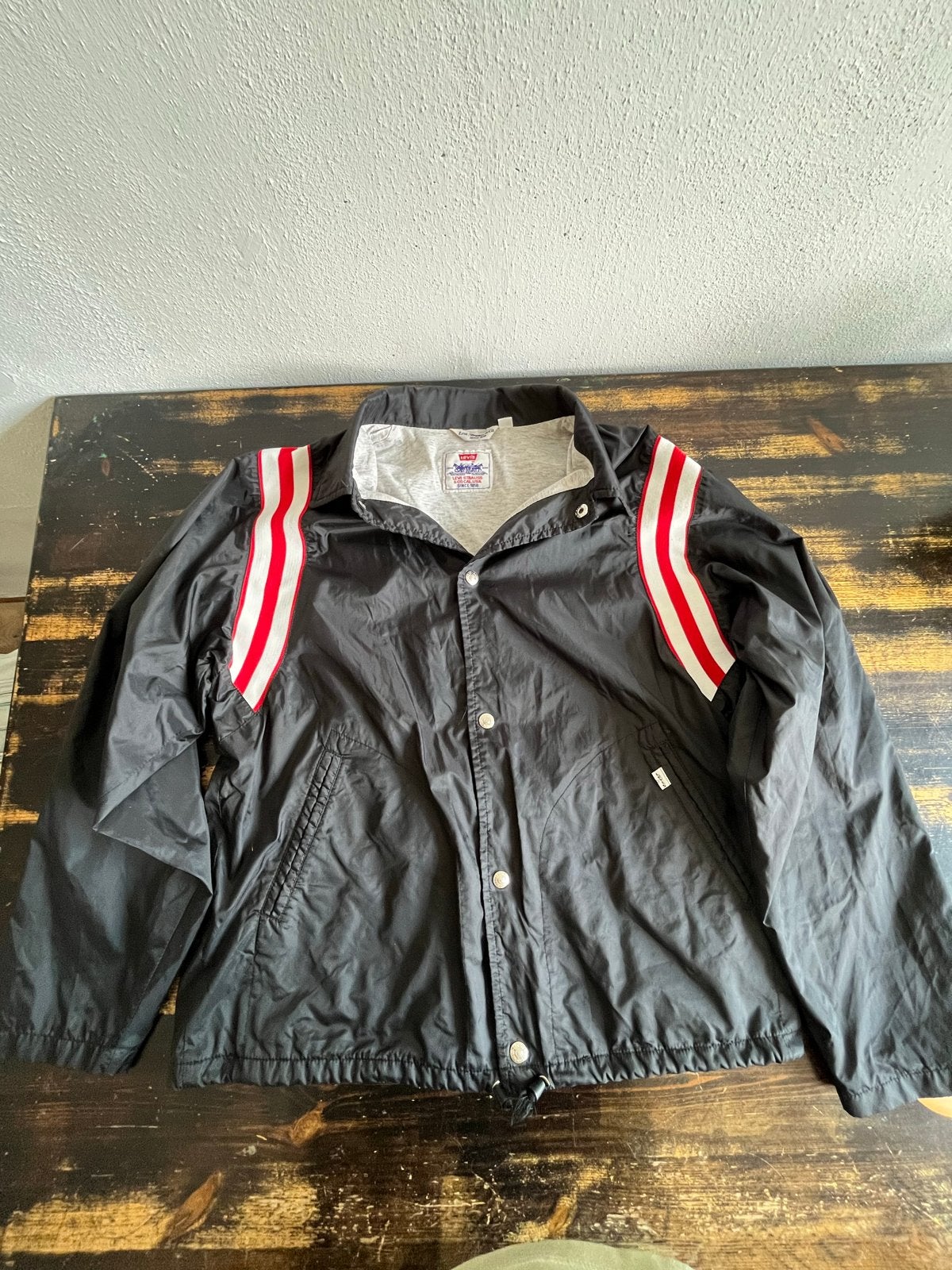 Vintage Levi Strauss Coach Jas Maat L, Ophalen of Verzenden, Gedragen, Maat 52/54 (L), Zwart