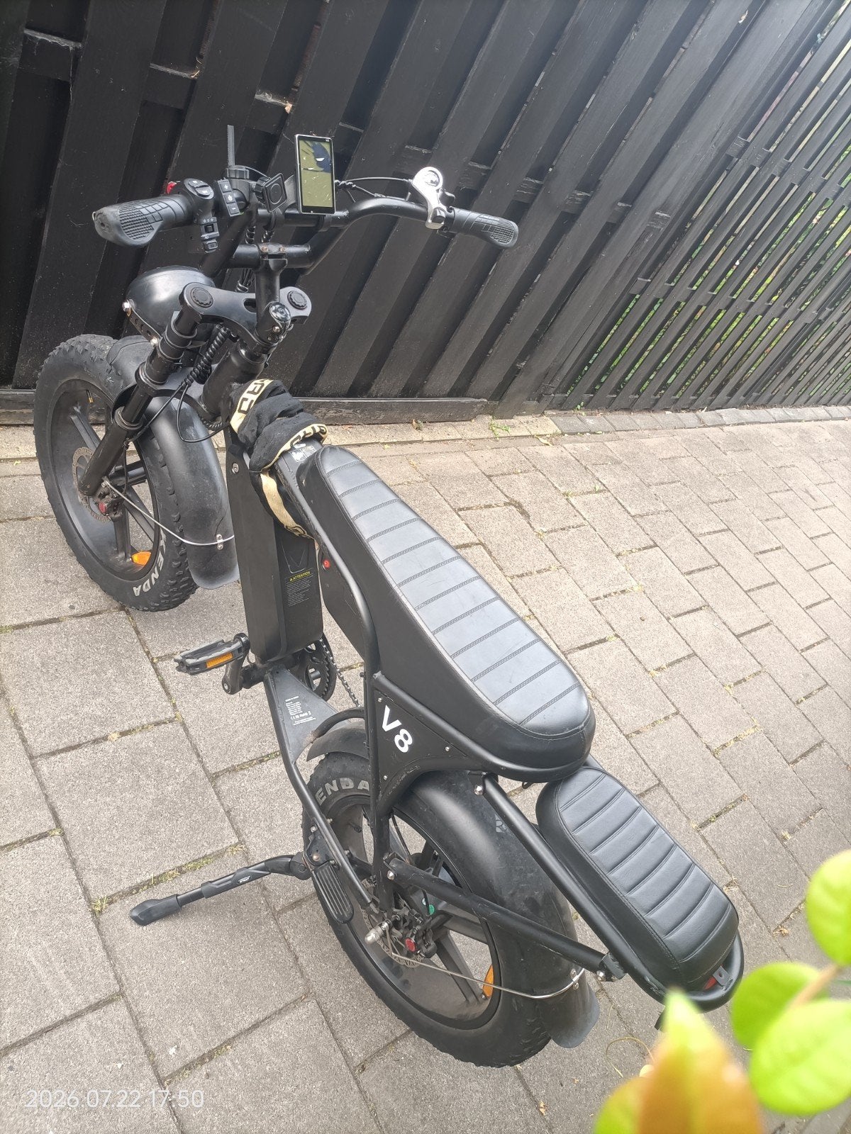 V8 E-bike met dubbele accu, Ophalen of Verzenden, Gebruikt, 50 km per accu of meer, Overige merken