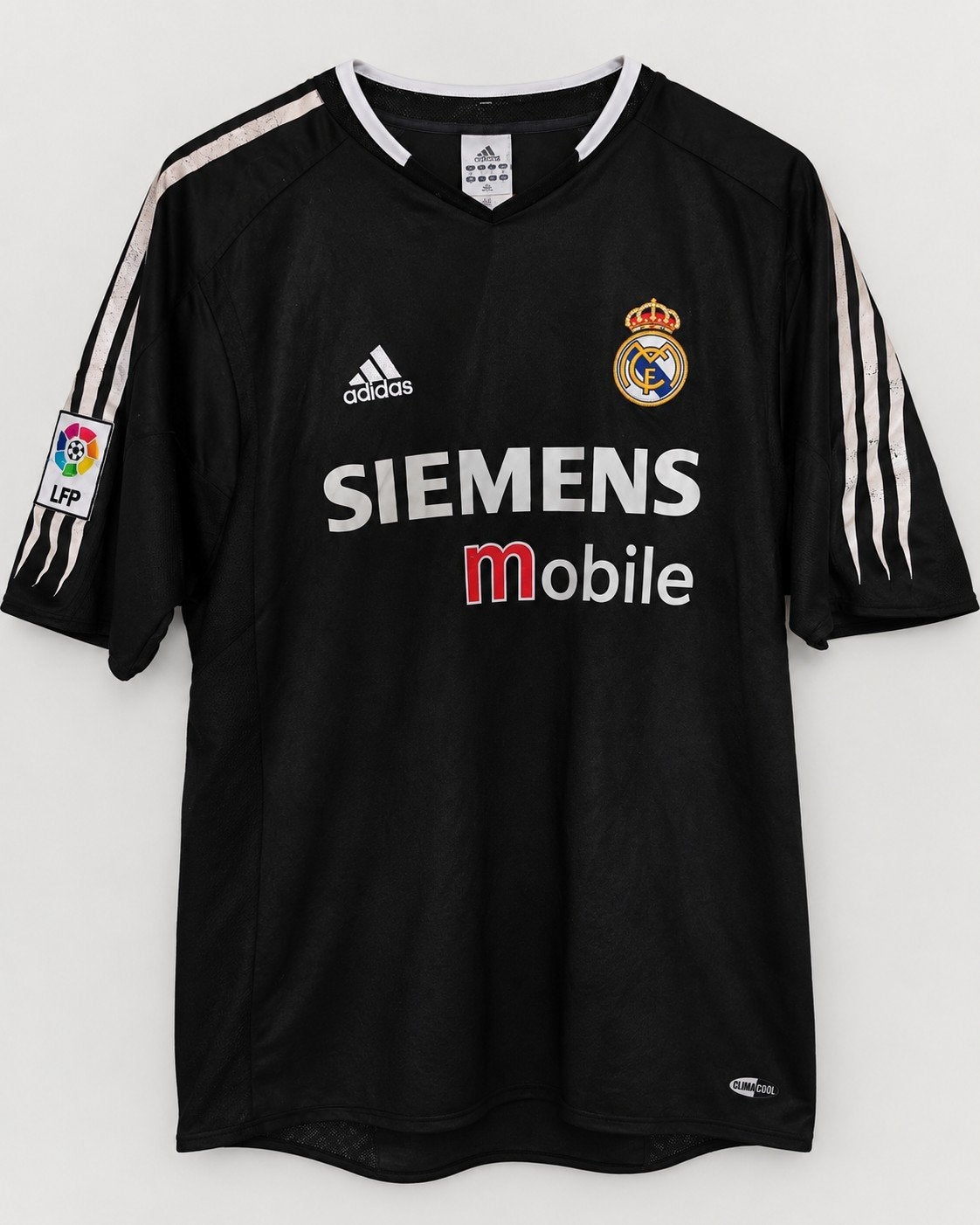 Real Madrid uitshirt 2004/05 Adidas Siemens – Galácticos, Sport en Fitness, Maat L, Ophalen of Verzenden, Gebruikt, Shirt