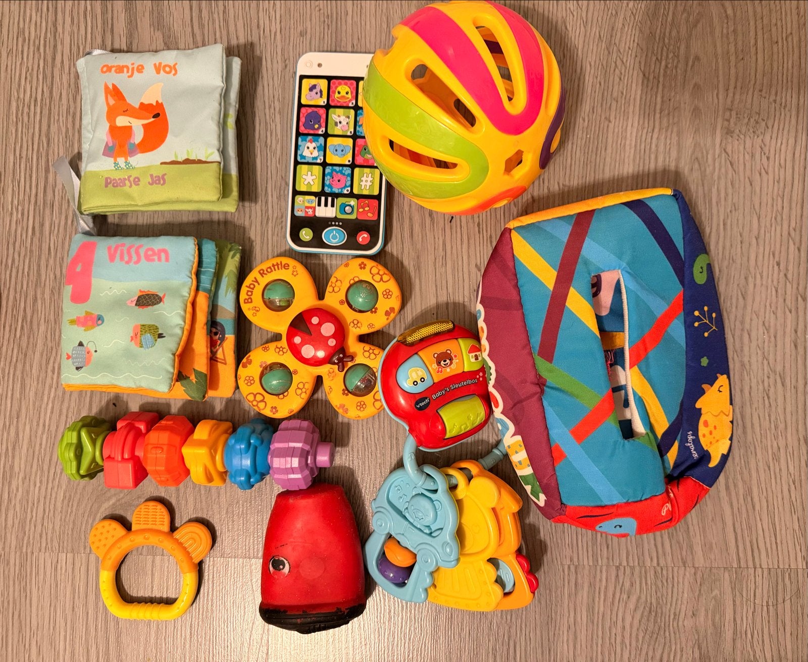 Gevuld speelgoedpakket voor de allerkleinsten, Ophalen of Verzenden, Gebruikt, Overige typen, Met geluid