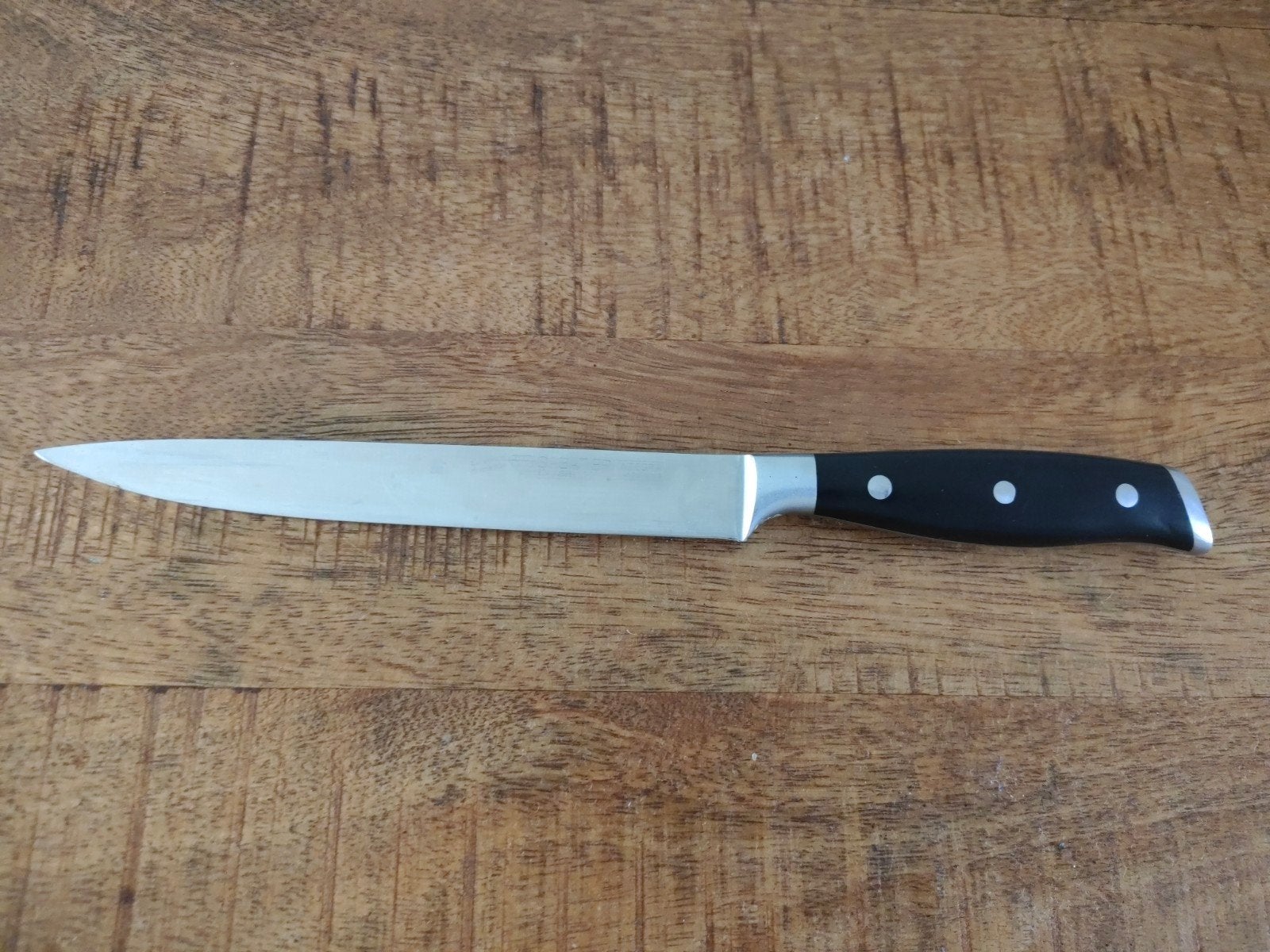 Sabatier fileermes 17 cm, Ophalen, Overige typen, Zo goed als nieuw, Zwart