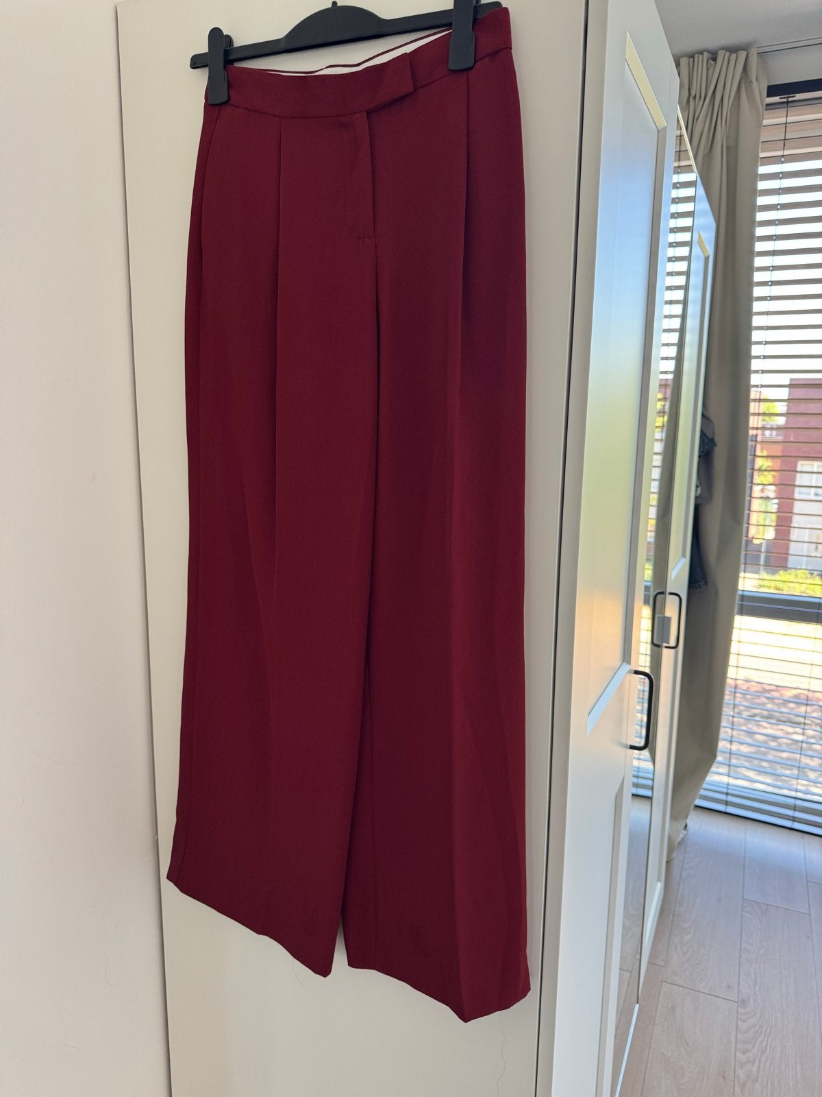 Zara pantalon maat S - Bordeauxrood, Nieuw, Ophalen of Verzenden, Maat 36 (S), Lang