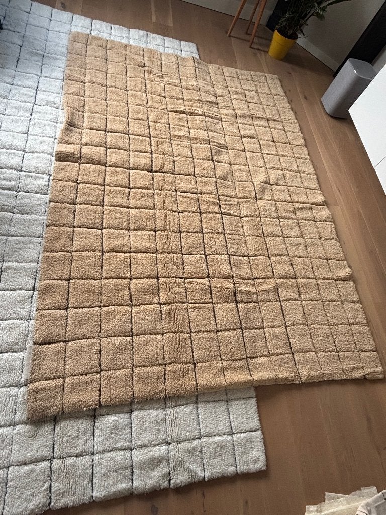 Lorena Canals 100% wol tapijt vloerkleed Kleur amber, Ophalen, 150 tot 200 cm, Rechthoekig, Nieuw