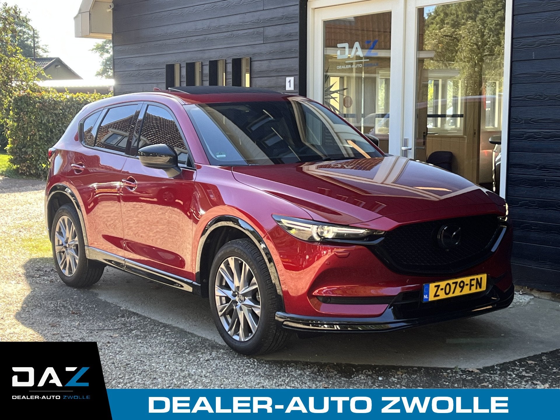Mazda CX-5 2.5 SkyActiv-G 194 Signature Aut/Ecc/Leer/Navi/Da, Auto's, 4 cilinders, 2000 kg, Leder, Bedrijf