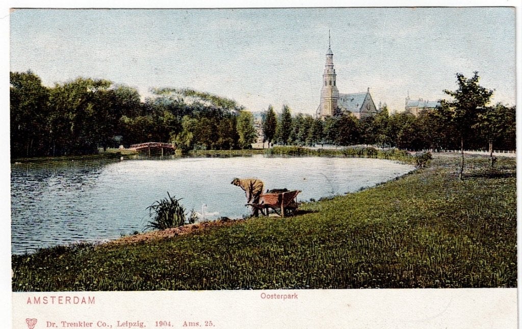 Amsterdam 1905. Het Oosterpark., Ophalen of Verzenden, Voor 1920, Ongelopen, Noord-Holland