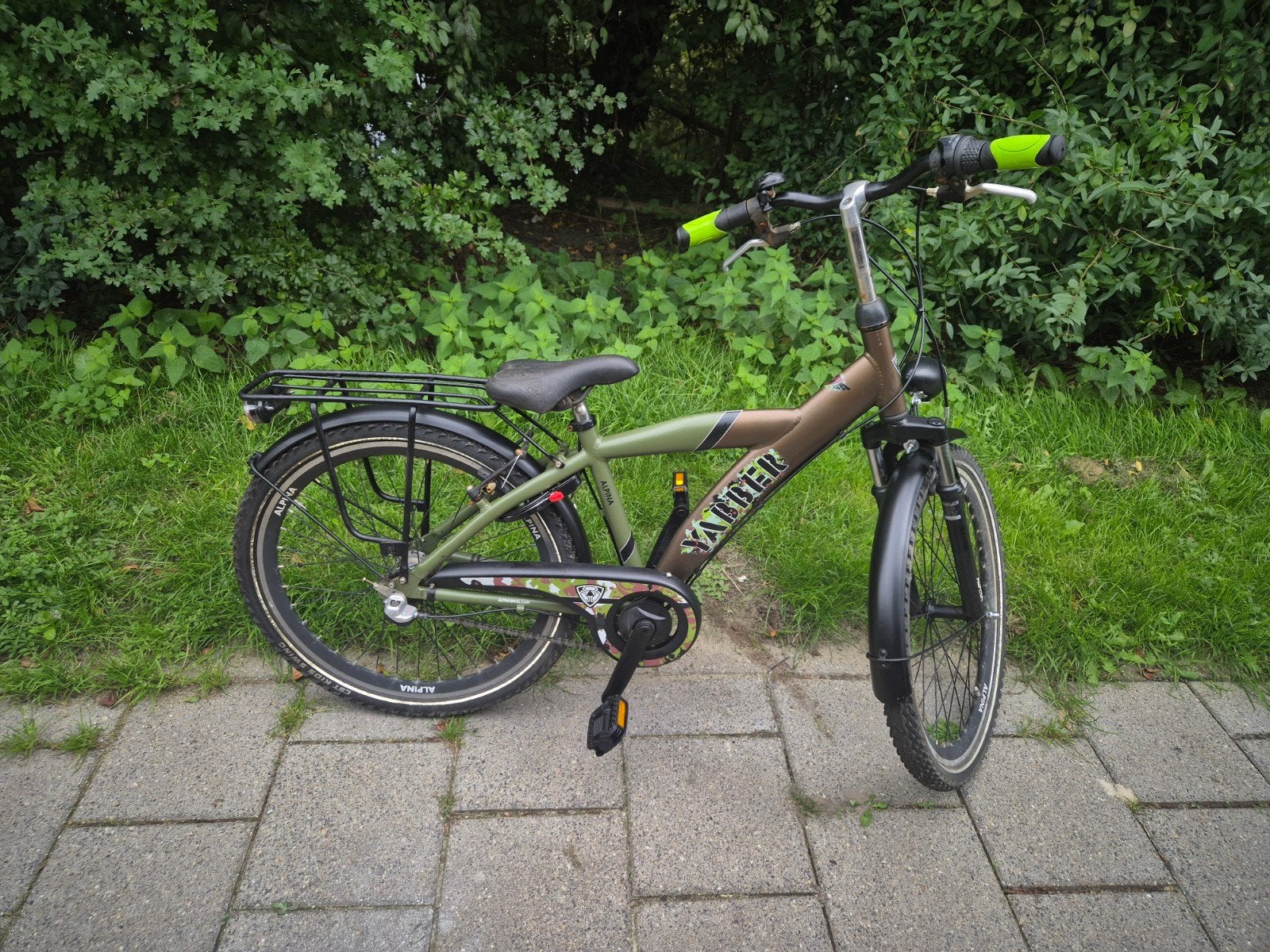 jongens fiets, Ophalen, Gebruikt, V-brakes, Terugtraprem