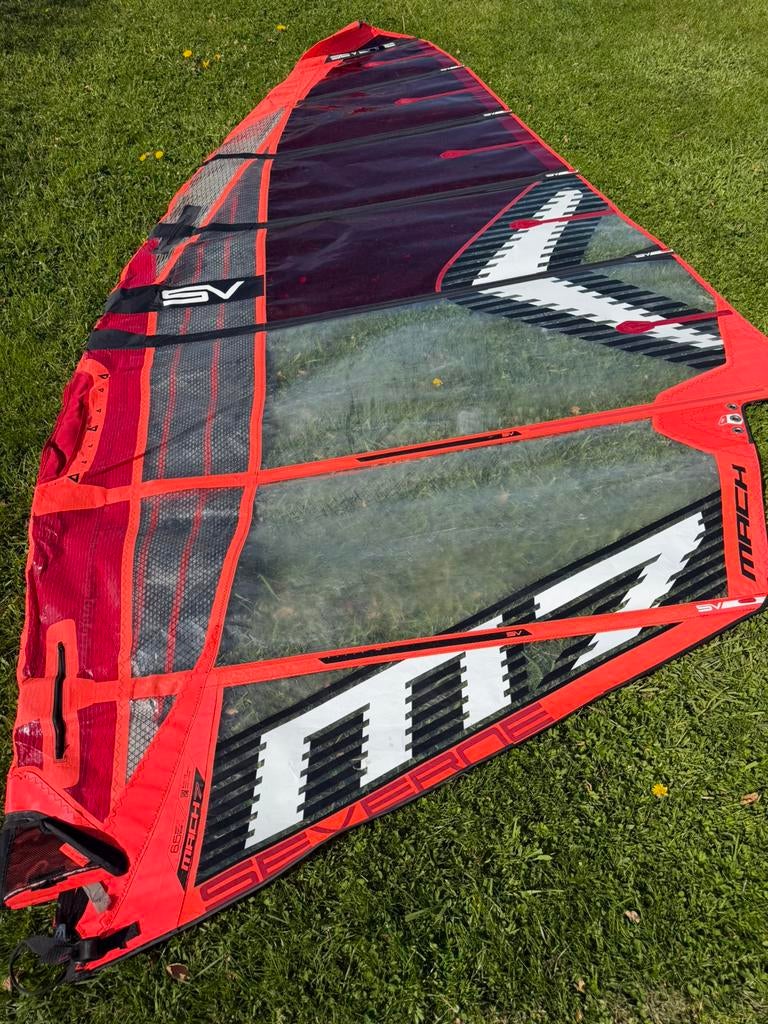Severne 6.5 Mach7 M7, Watersport en Boten, Windsurfen, Ophalen, Zeil, 5 tot 7 m², Gebruikt