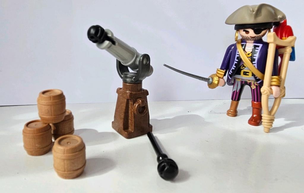 Playmobil 6684 Piraat met kanon, Ophalen of Verzenden, Zo goed als nieuw, Complete set