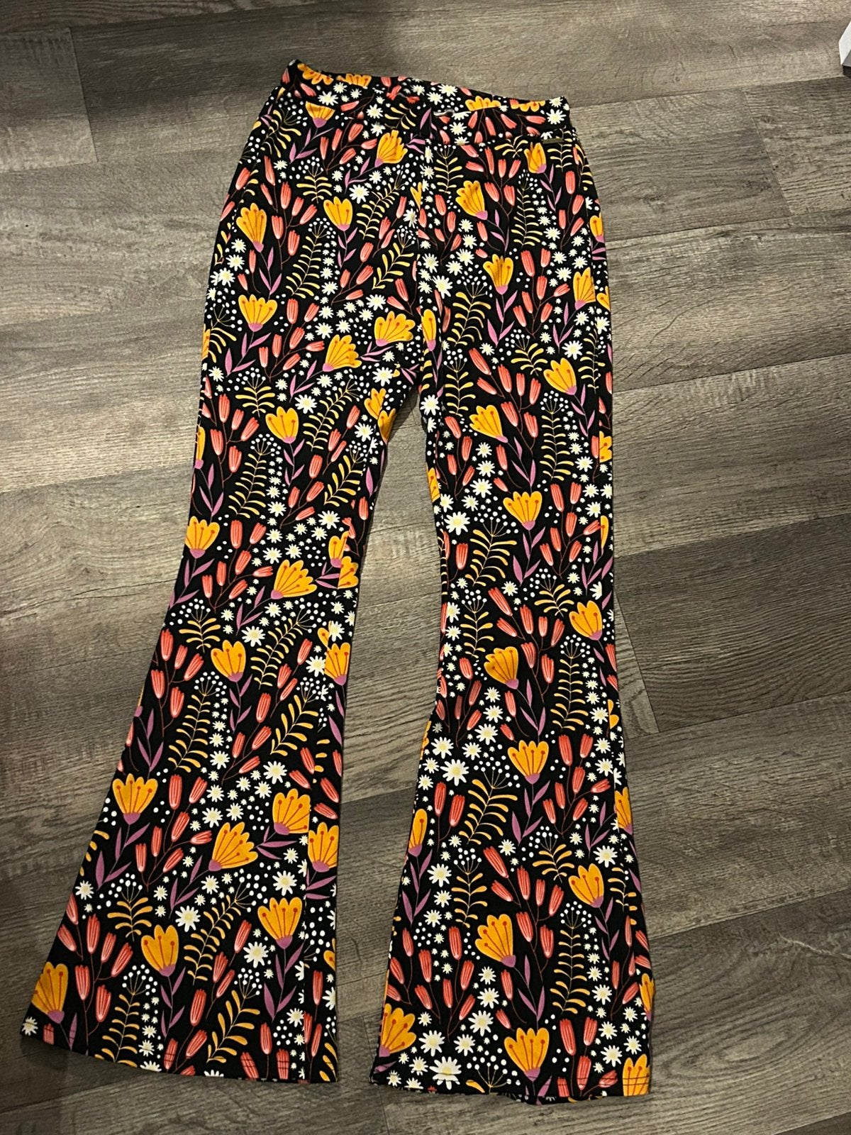 Colourful Rebel flared pants bloem, maat L, Meerkleurig, Maat 42/44 (L), Nieuw, Ophalen of Verzenden
