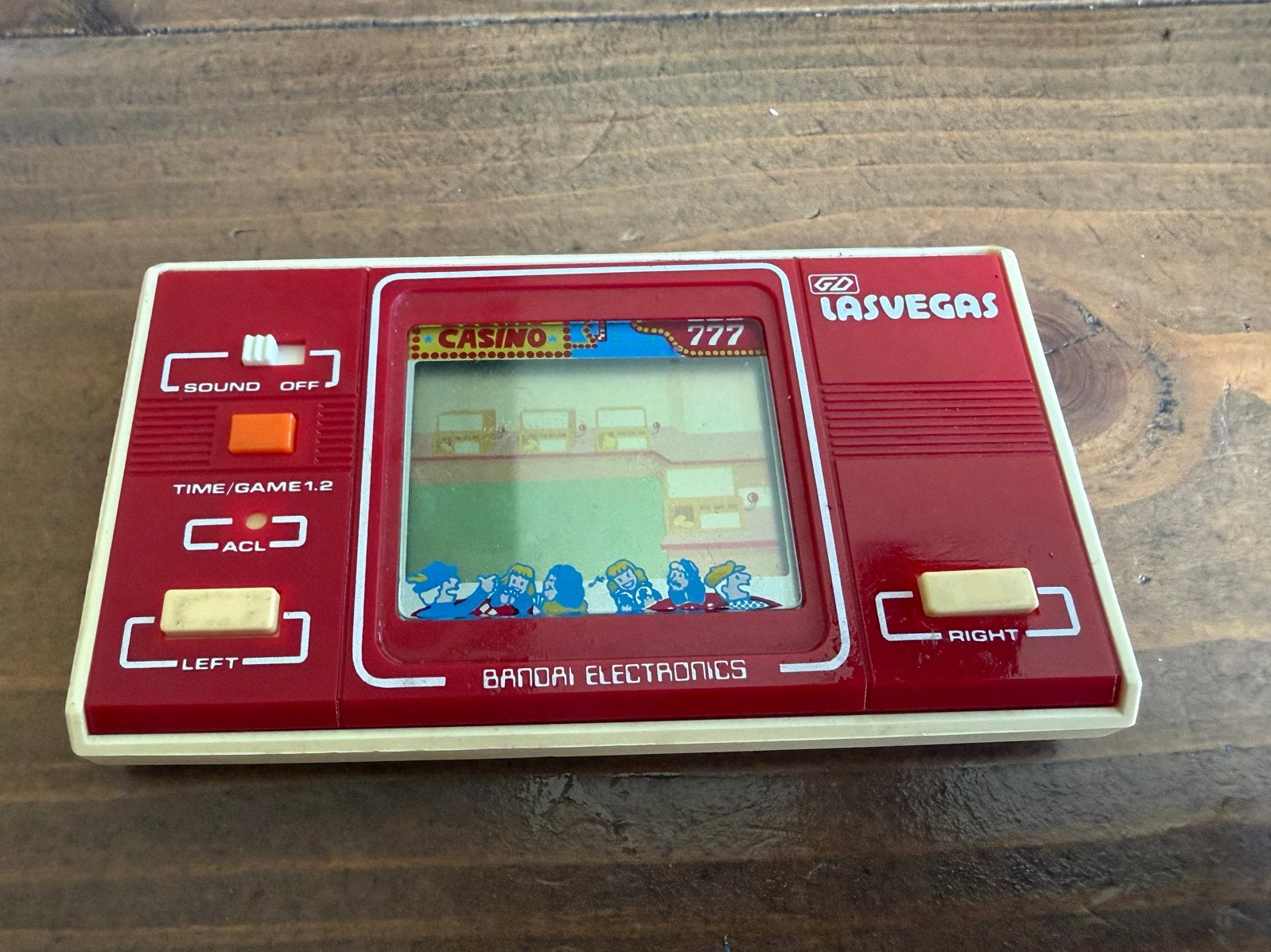 Bandai Electronics Las Vegas Casino handheld game (defect), Ophalen of Verzenden, Niet werkend
