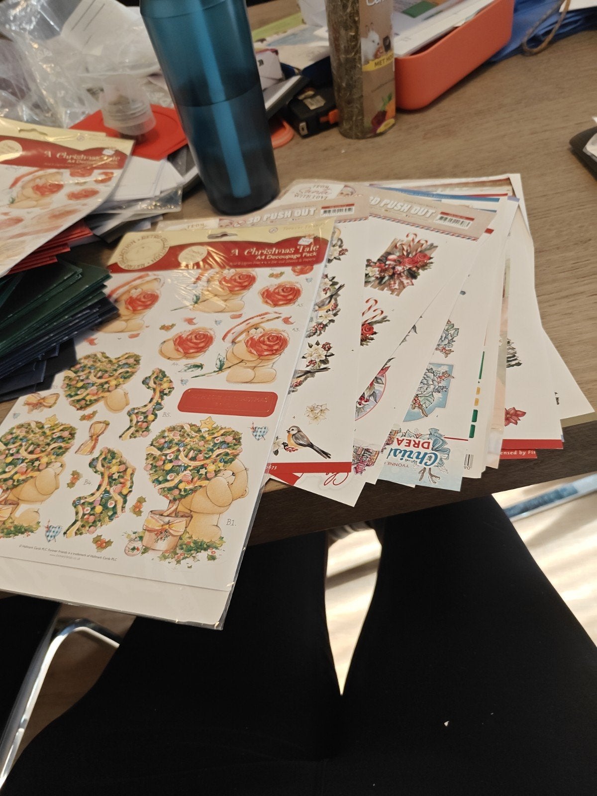 uitdruk vellen kerst te koop, Hobby en Vrije tijd, Scrapbooking, Ophalen of Verzenden, Nieuw, Papier of Karton