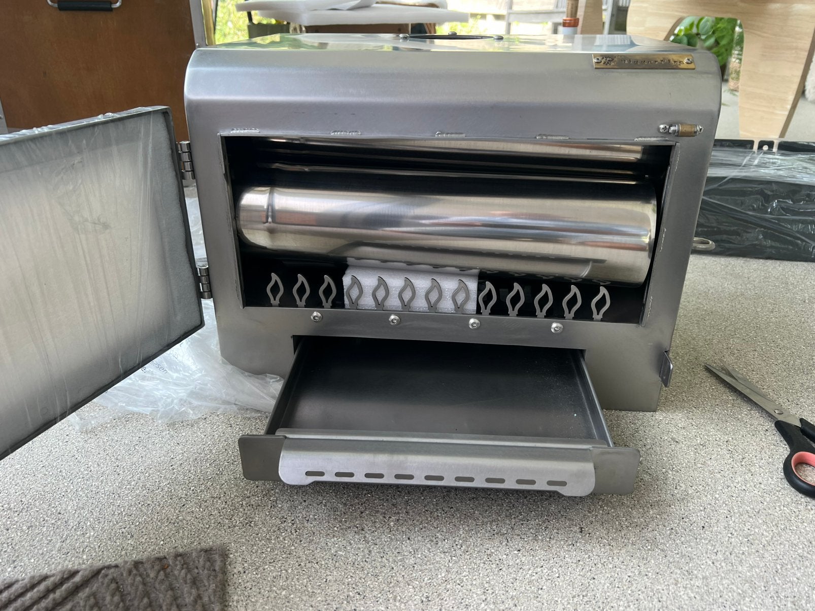 BiggerFire TS-009 Tentkachel / Tent Stove + Vonkenvanger, Ophalen, Nieuw