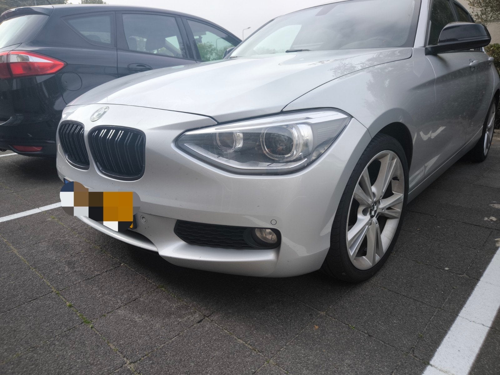 voorbumper bmw f20, Ophalen, Gebruikt, Voor, Bumper