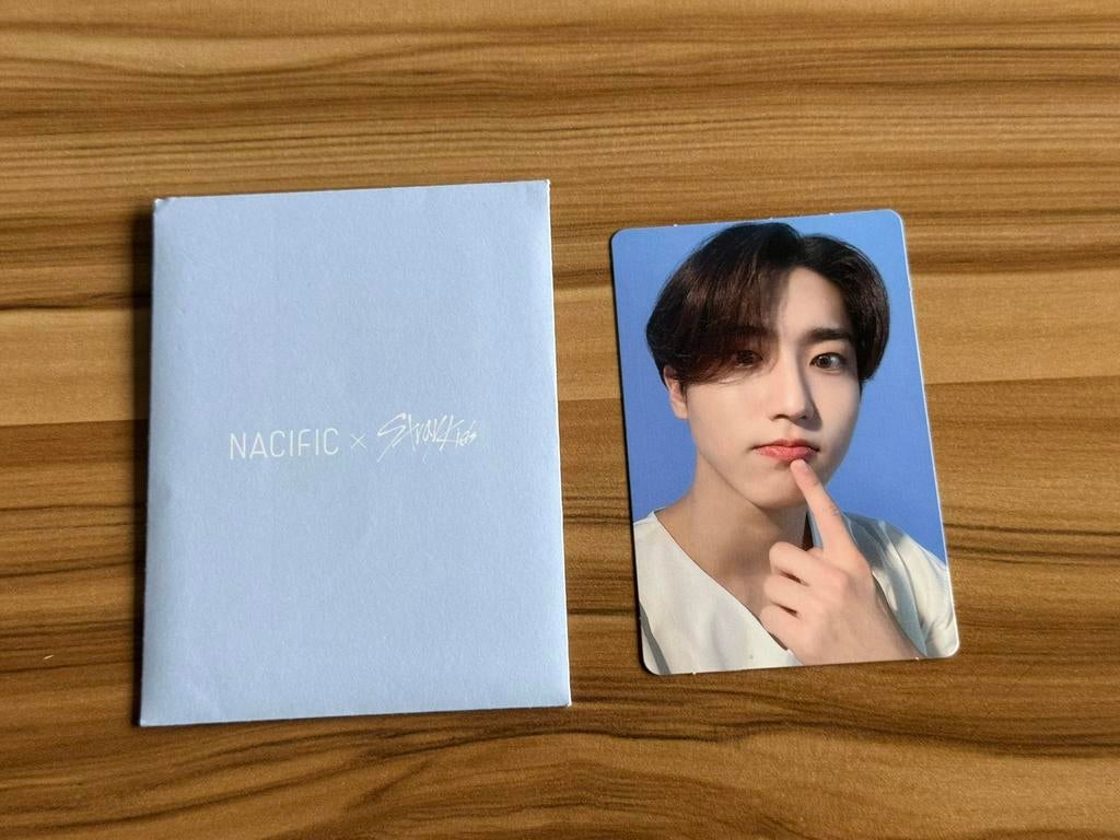 Stray Kids Han photo card nacific, Ophalen of Verzenden, Zo goed als nieuw, Foto of Kaart