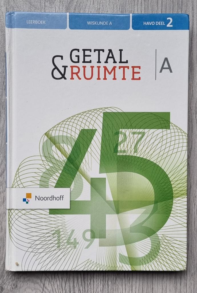 Getal en ruimte Havo A deel 2  12e editie, Ophalen of Verzenden, Nieuw, HAVO, Noordhoff Uitgevers