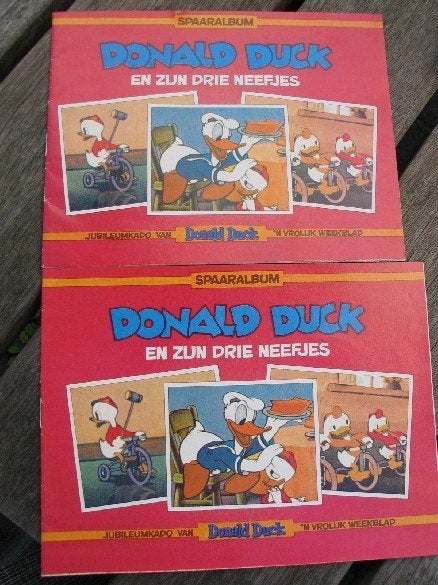 Donald Duck spaaralbum - Jubileumkado, Meerdere stripboeken, Ophalen of Verzenden, Gelezen