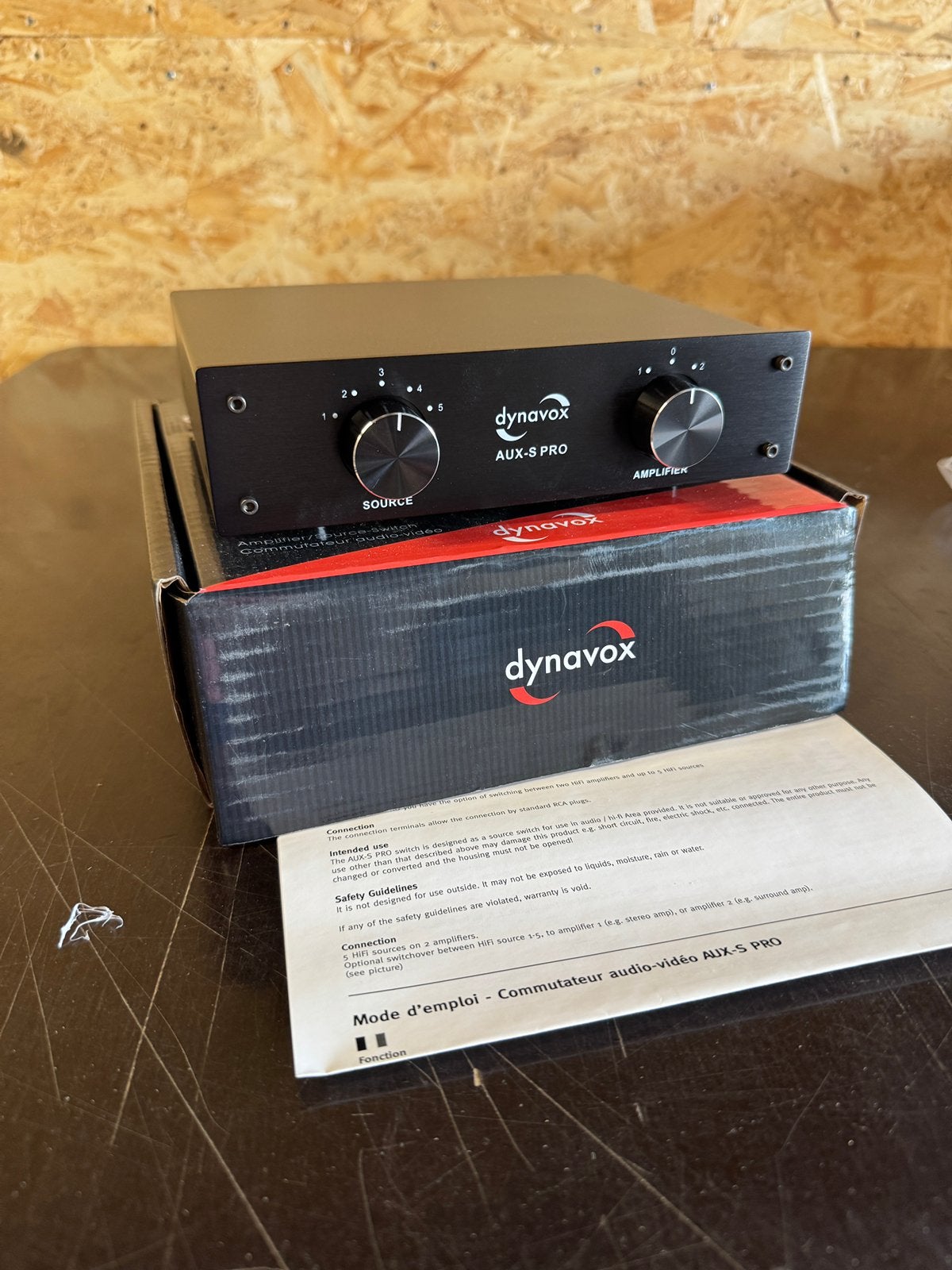 Dynavox AUX-S PRO converter/switcher NIEUW in doos, Ophalen of Verzenden, Nieuw