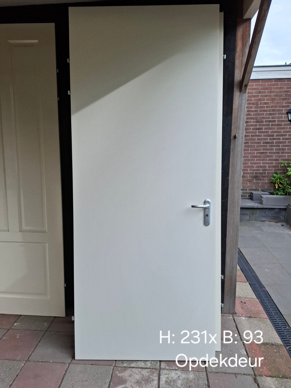 Opdekdeuren linksdraaiend H: 231 x B: 93 cm, Ophalen, Gebruikt, 80 tot 100 cm, 215 cm of meer