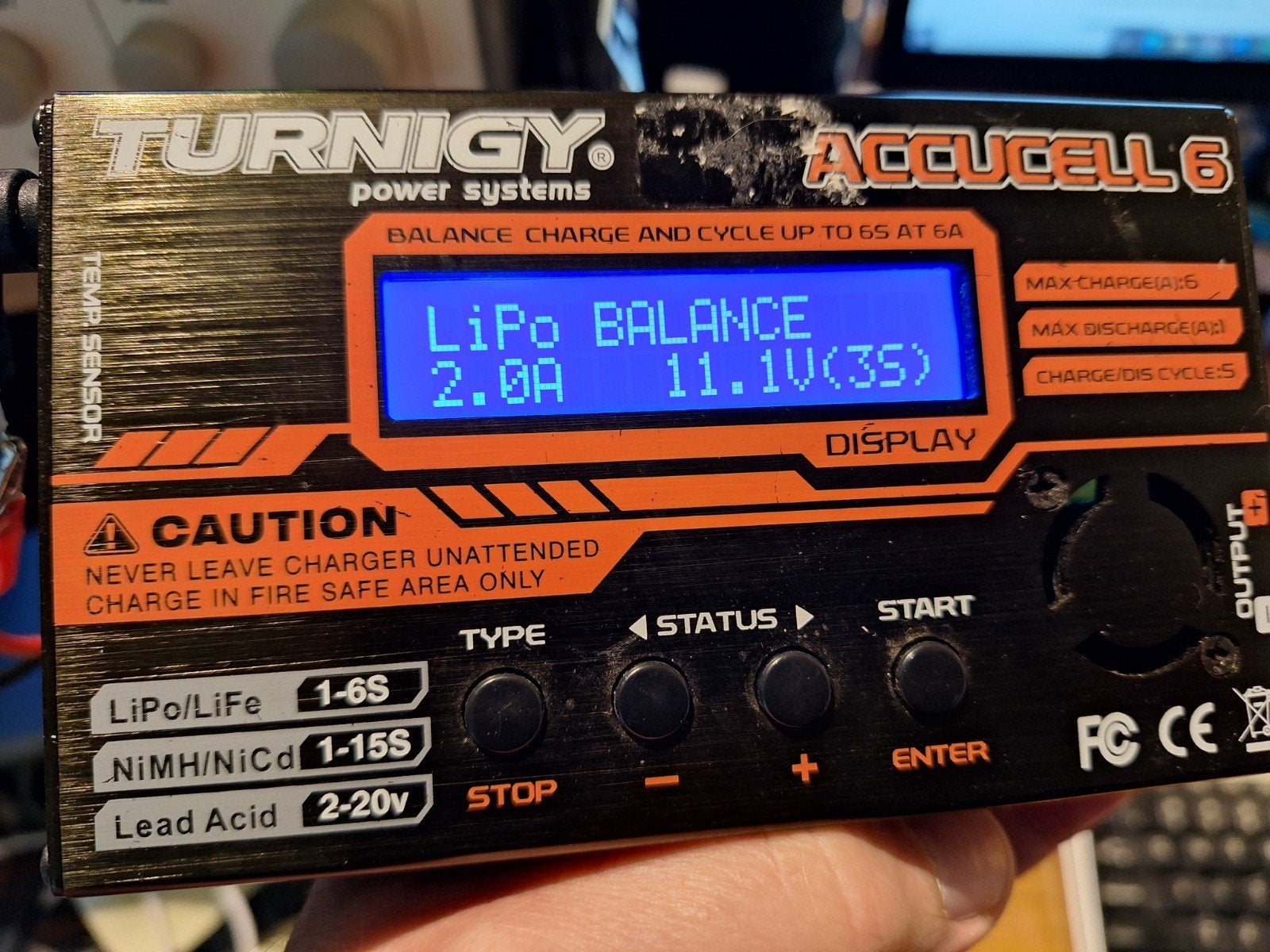 Turnigy Accucell 6 Lipo Balancer Lader, Ophalen of Verzenden, Gebruikt
