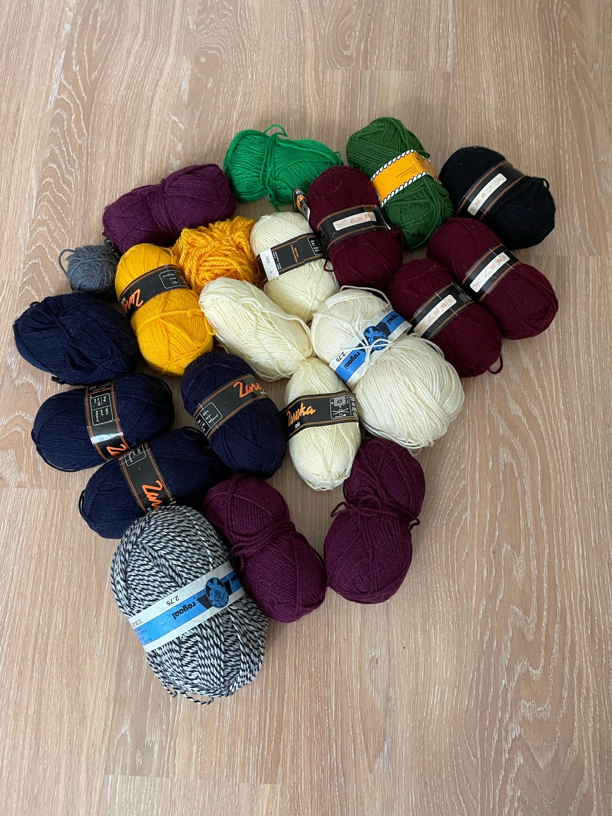 Partij breigaren in diverse kleuren, Ophalen of Verzenden, Gebruikt, Breien of Haken, Wol of Garen