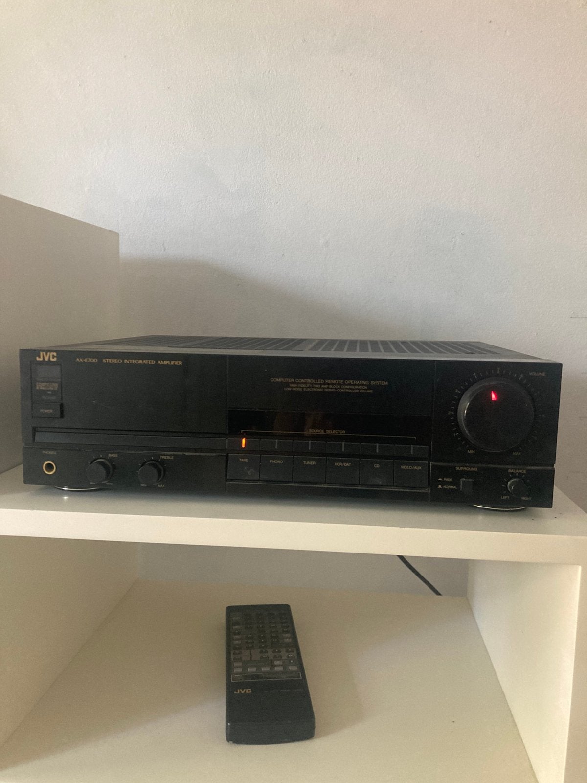 Nette JVC AX-E700 versterker, incl. afstandsbediening, izgst, Ophalen, JVC, Zo goed als nieuw, 120 watt of meer