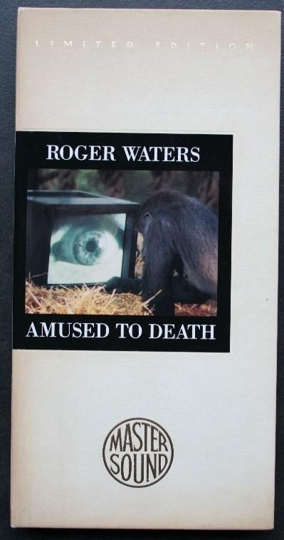 Roger Waters (Pink Floyd) - Amused to death - GOLD - Longbox, Cd's en Dvd's, Ophalen of Verzenden, Zo goed als nieuw, Progressive