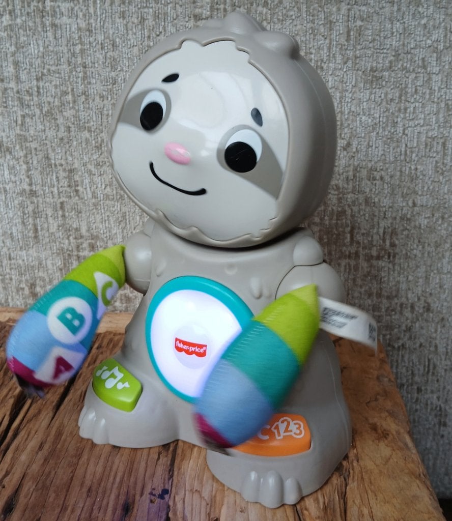 Fisher Price Linkimals Lenige Luiaard, Ophalen of Verzenden, Zo goed als nieuw, Speelset, Met licht