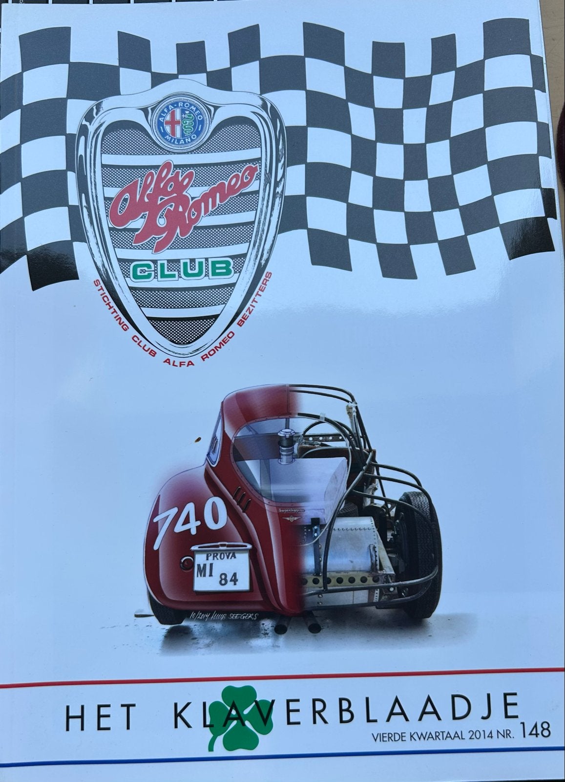 Het Klaverblaadje - Alfa Romeo Club Nr. 148 - Nederlands, Ophalen of Verzenden, Zo goed als nieuw, Alfa Romeo