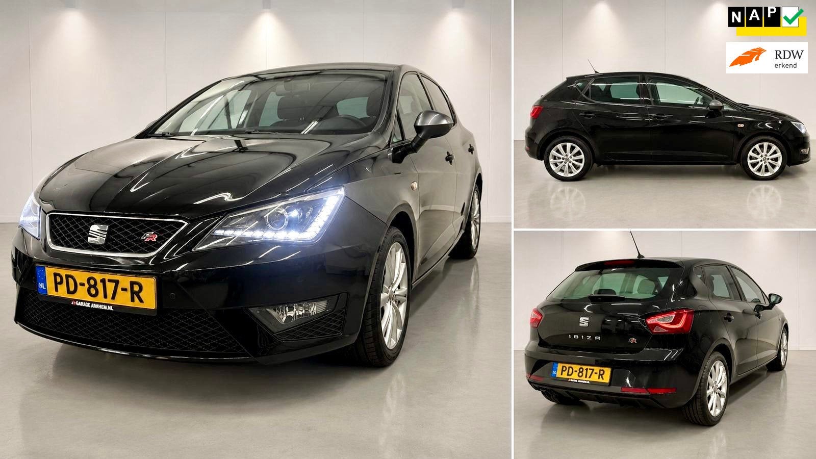 Seat Ibiza 1.0 EcoTSI FR Connect | NAVI | LED | PANO | SFEER, Auto's, Voorwielaandrijving, Euro 6, 995 kg, Alcantara