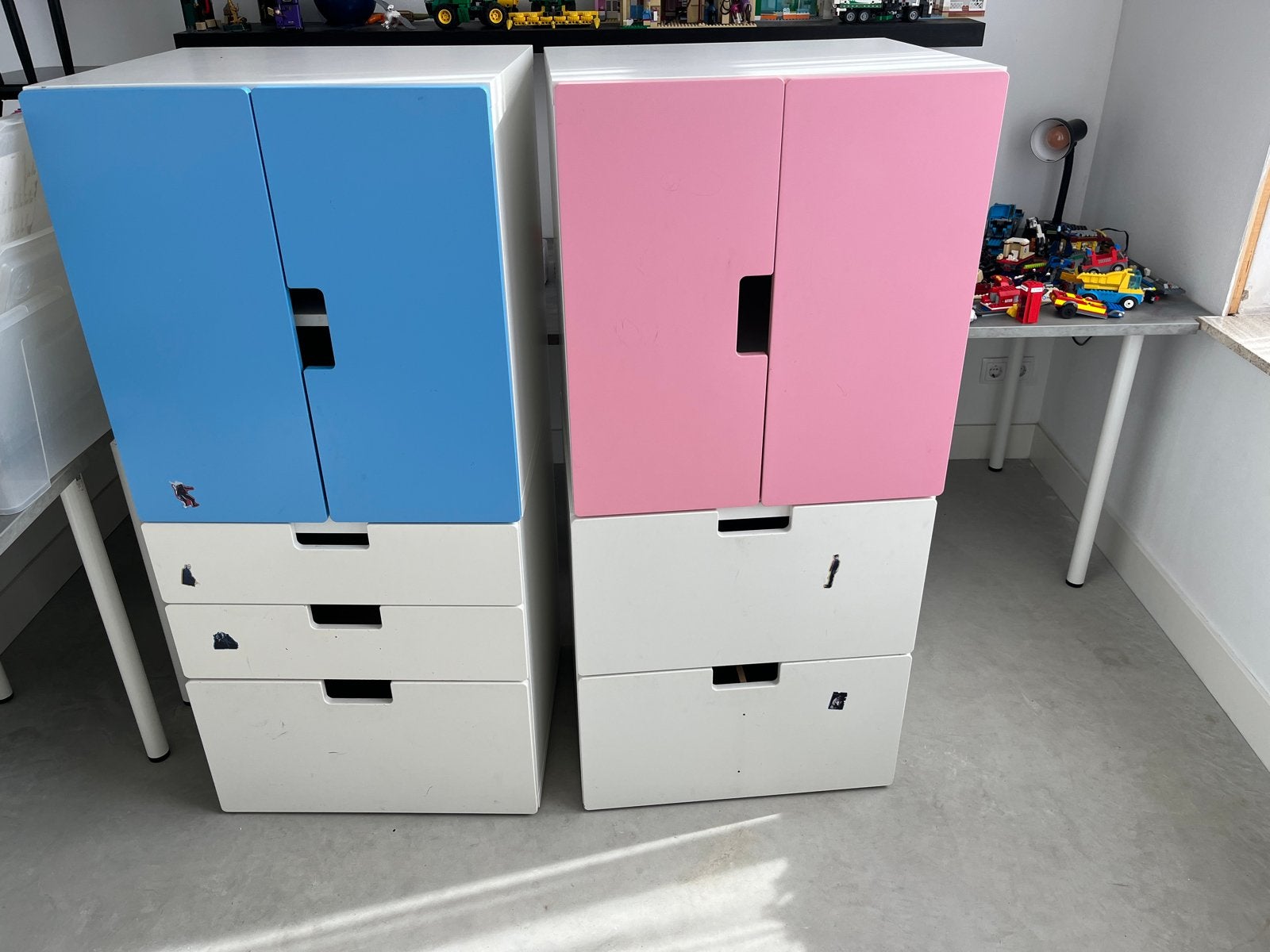 2 IKEA Kasten met Lades - 60x51x128cm smastad, Ophalen, Gebruikt, 100 tot 150 cm, 50 tot 100 cm