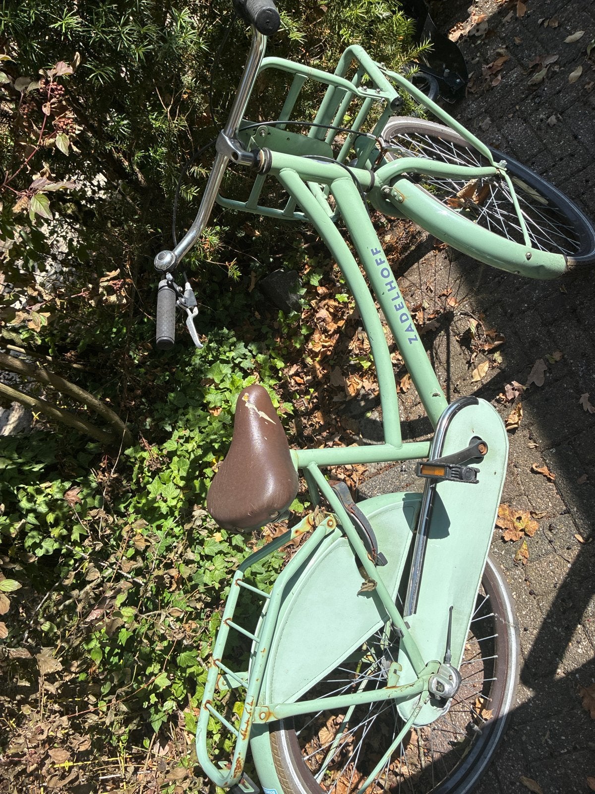 Zadelhoff Damesfiets - Lichtgroen, Ophalen, Gebruikt