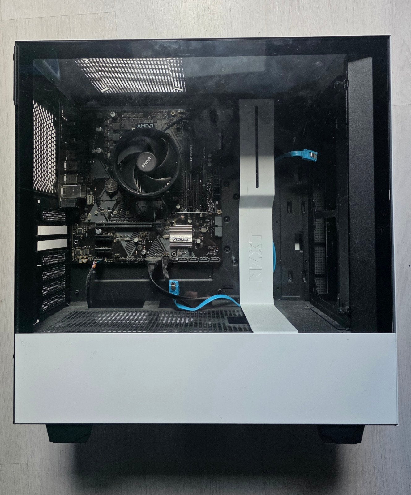 Gaming PC NZXT behuizing AMD Ryzen processor ASUS moederbord, Ophalen, Gaming