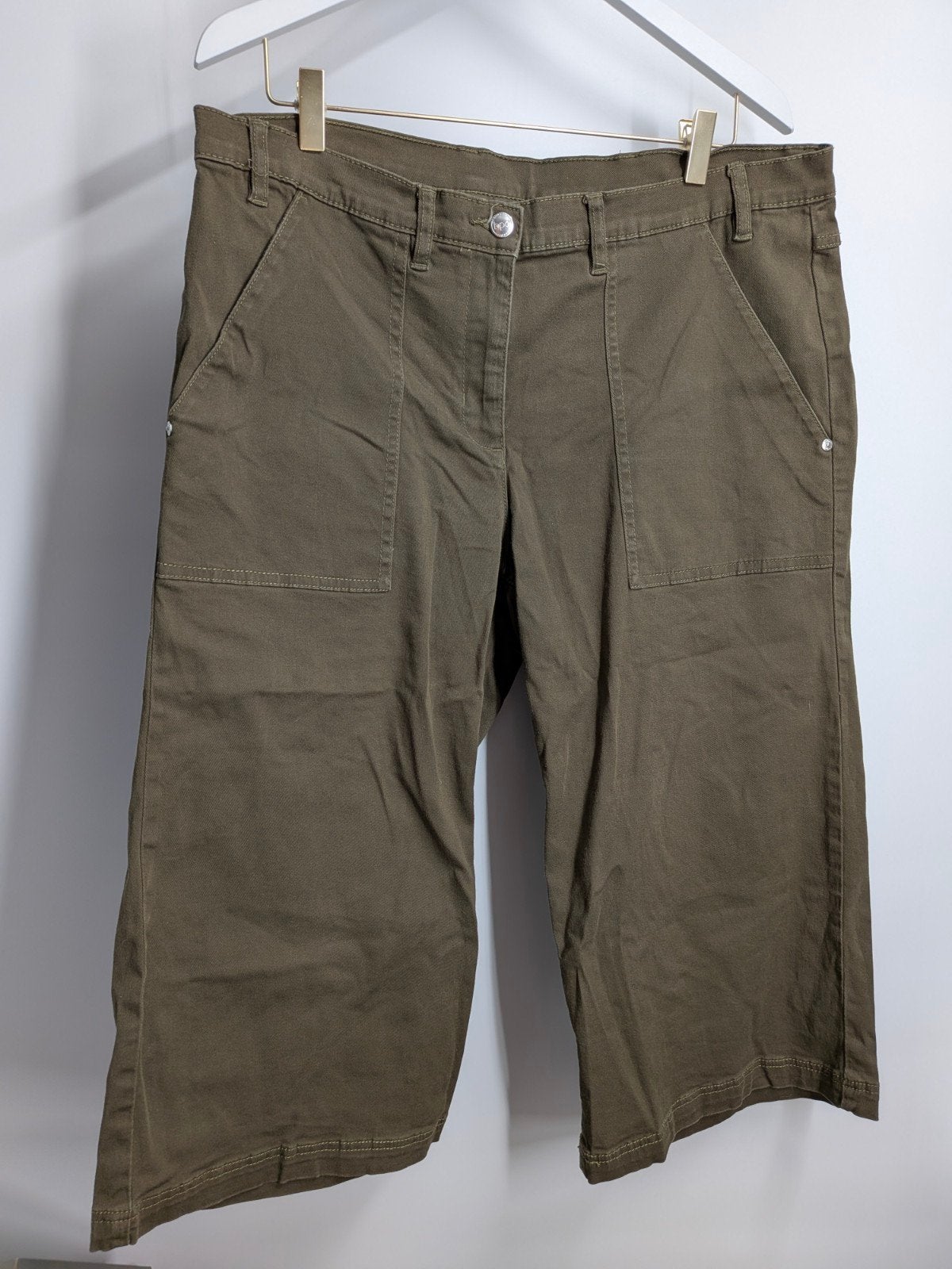 Capri broek maat 48, bpc bonprix collection, Bonprix, Maat 46/48 (XL) of groter, Bpc bonprix collection, Driekwart