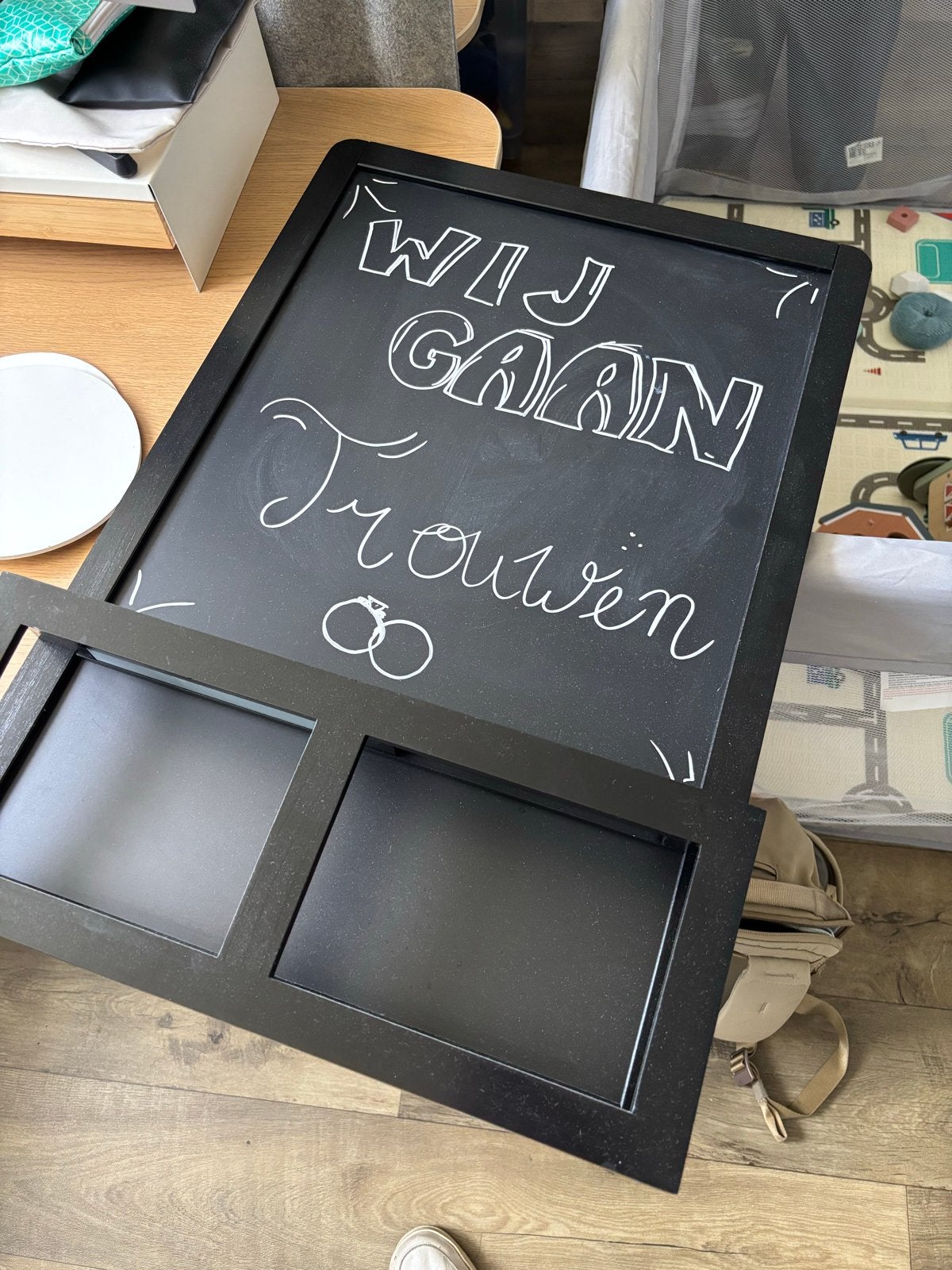 Ikea Krijtbord - Goede Conditie, Ophalen, Zo goed als nieuw, Zwart, Hout