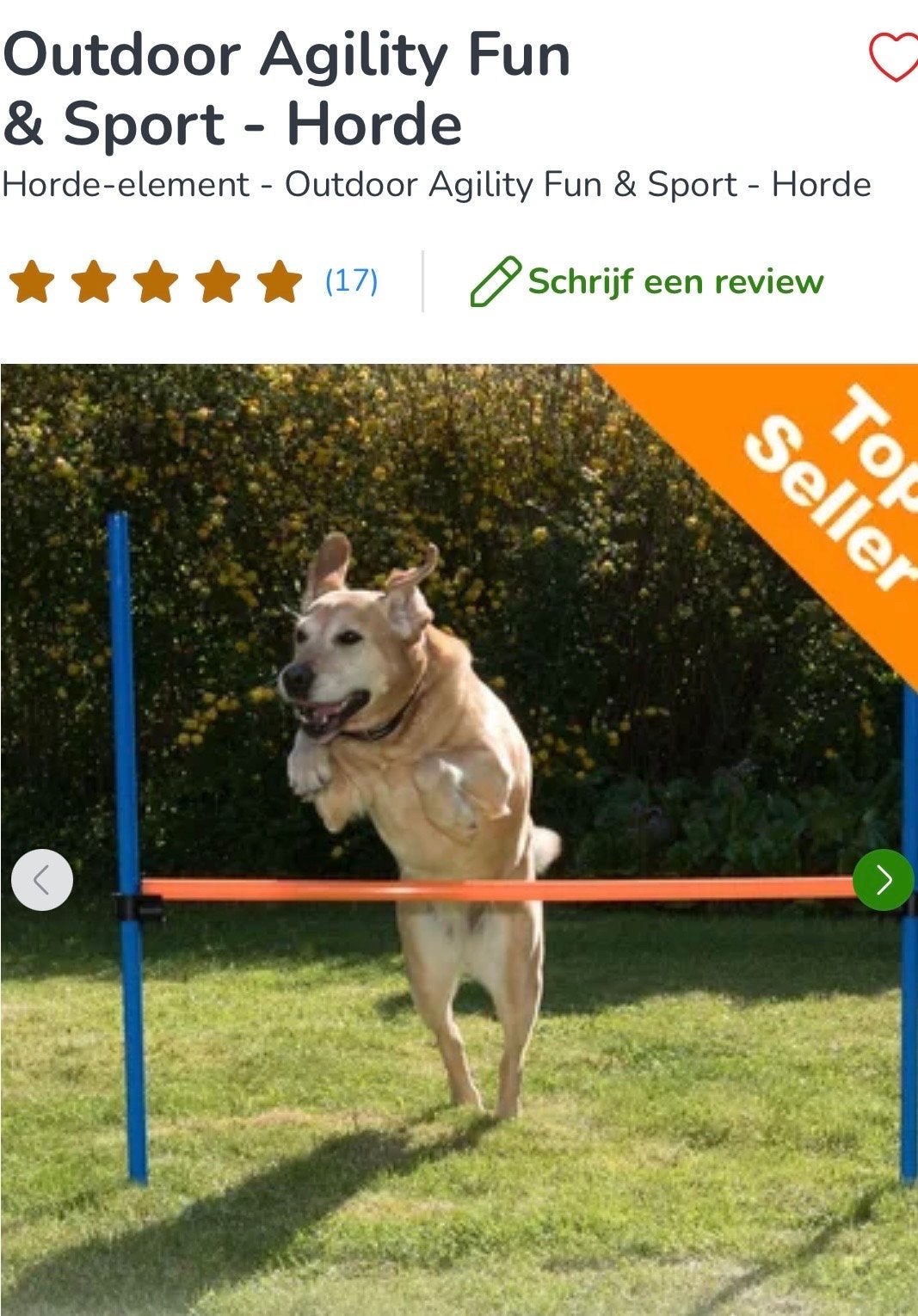 Agility set horde, nieuw in verpakking, Dieren en Toebehoren, Ophalen of Verzenden, Nieuw