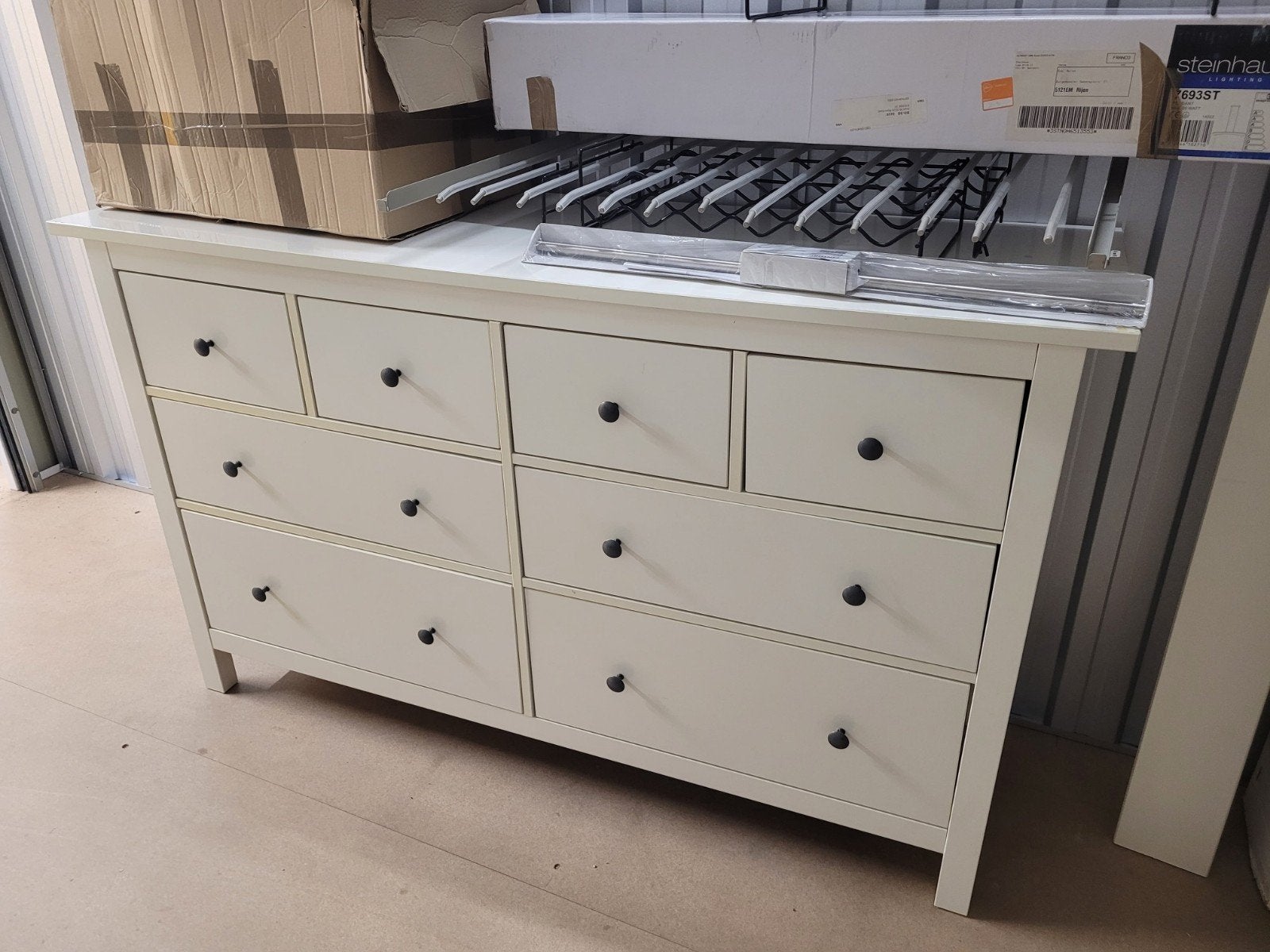 Dressoir/commode Hemnes Ikea, Ophalen, Gebruikt, 5 laden of meer, 150 tot 200 cm