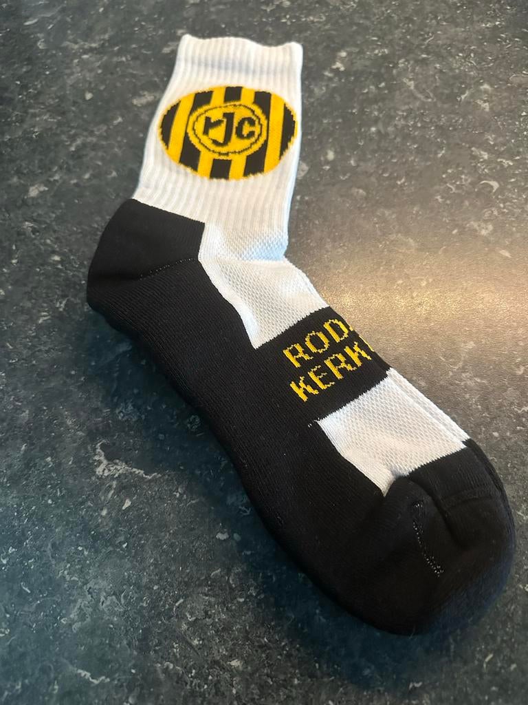 Nieuwe Roda Zwart Witte Sokken met Roda JC  Logo Maat 38-40, Ophalen of Verzenden, Nieuw, Wit