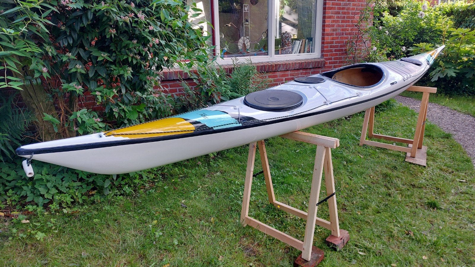 Zeekayak 'The Best' - Groningse kwaliteit uit 1998, Watersport en Boten, Kano's, Ophalen, Gebruikt, Eén persoon, Zeekano