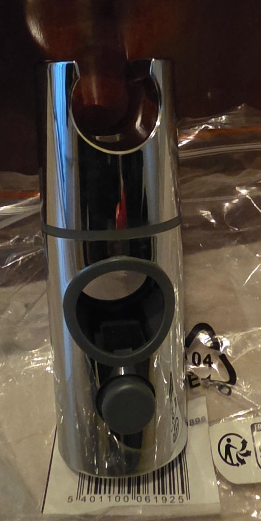 Grohe glijstuk houder douchekop new, Ophalen, Nieuw, Chroom, Douche
