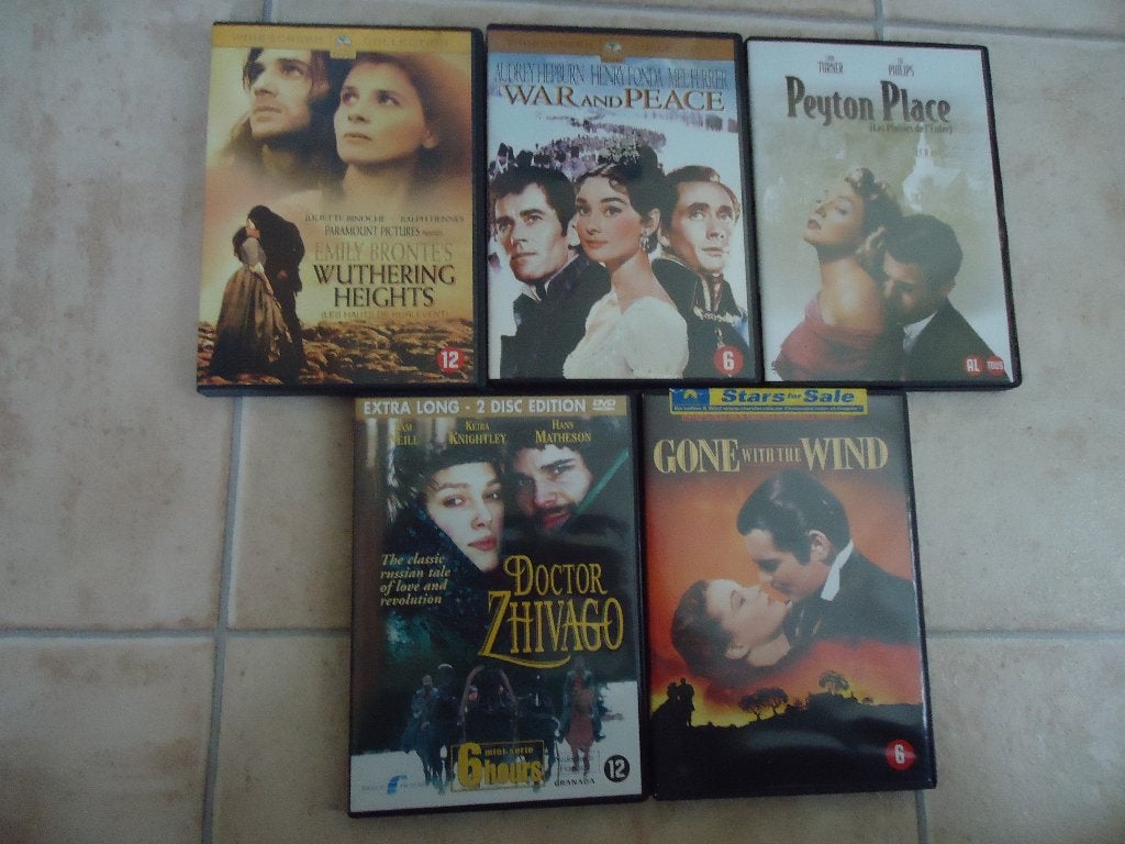5 filmklassiekers - historisch of romantische dramaseries, Gebruikt, Alle leeftijden, Nederlands, Drama